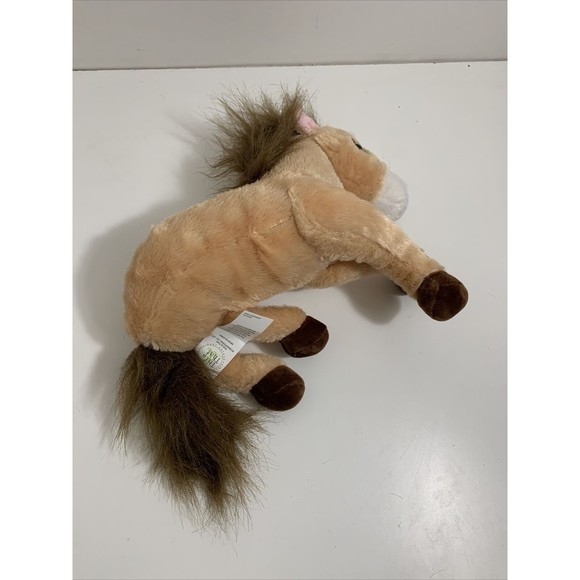 Pony Plush Brown Tan Pony Neighs Plush Stuffed Toy "This That Brand" - Picture 7 of 10
